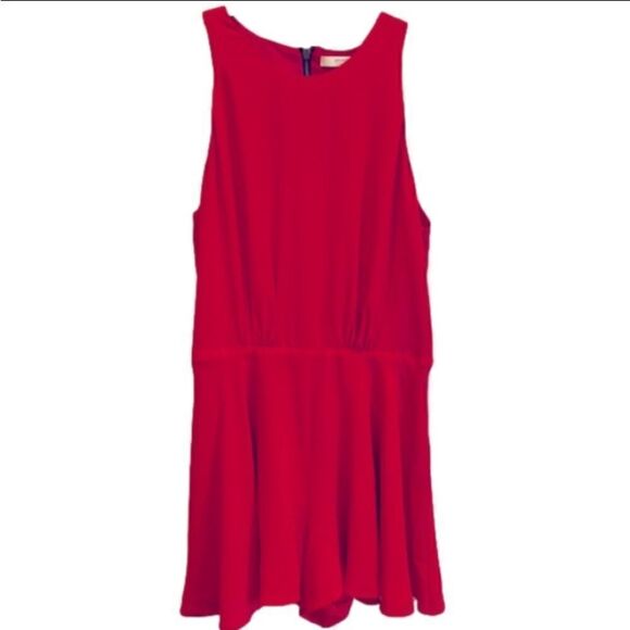 𝅺LAVENDER BROWN RED ROMPER